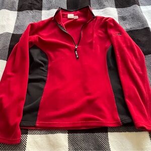 The North Face Red Fleece Quarter-Zip